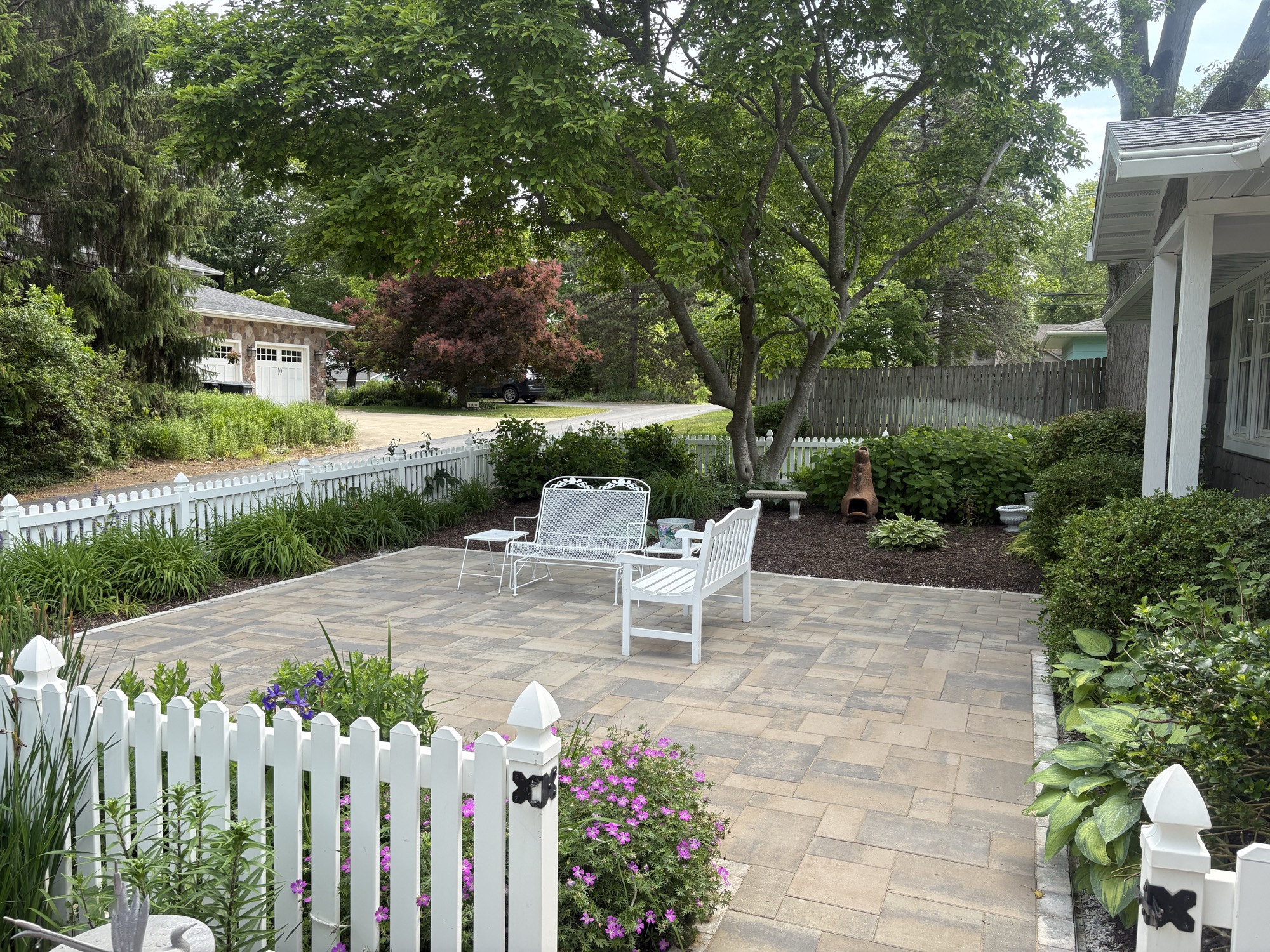 Paver patio