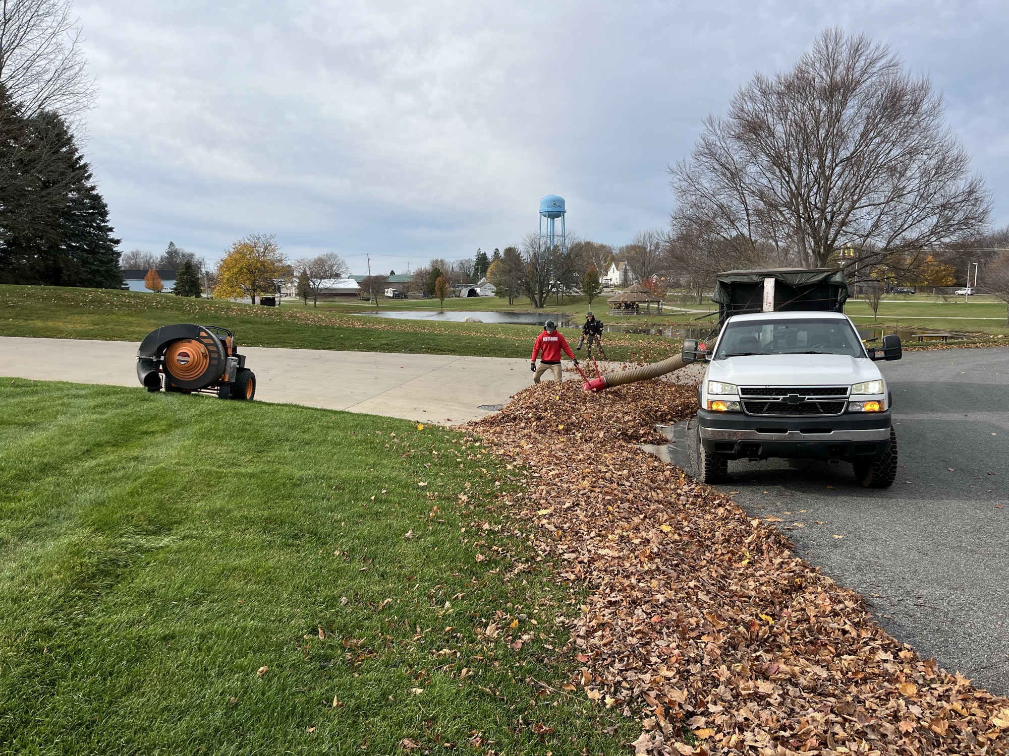 Seasonal cleanup work